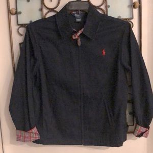 Boys Ralph Lauren Navy Blue Jacket.